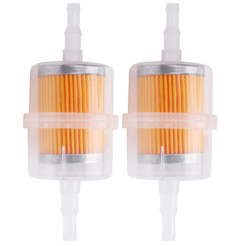 2X 6mm 8mm Universal Pipe Online Filter Petrol cru