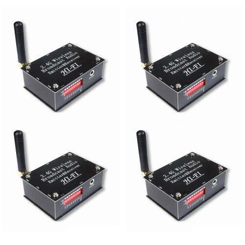 4X 2.4G Hifi Wireless Audio Transmission Transceiv 1
