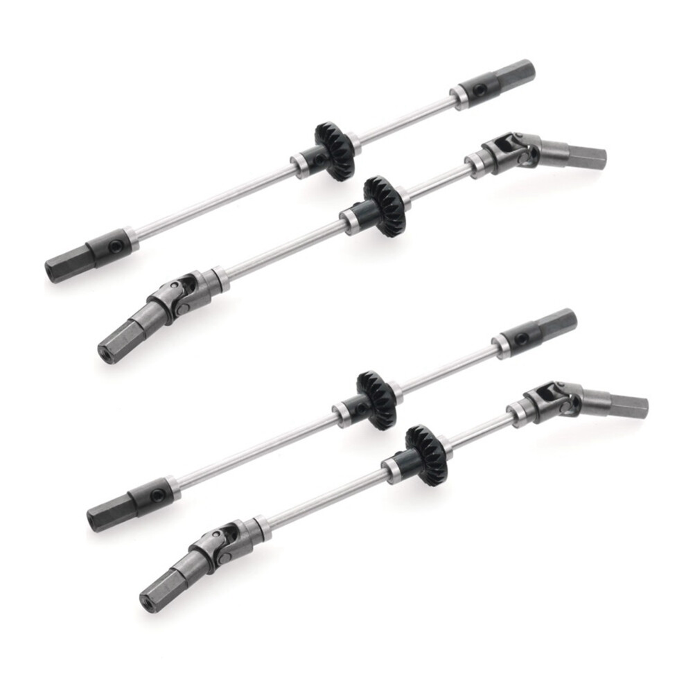 4Pcs Front & Rear Axle Shaft For Mn D90 D91 D96 Mn Silver 4852707547960