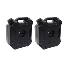 Black 5L Car and Motorcycle Spare Tank Plastic Can