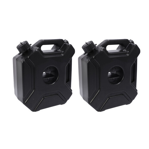 Black 5L Car and Motorcycle Spare Tank Plastic Can 1