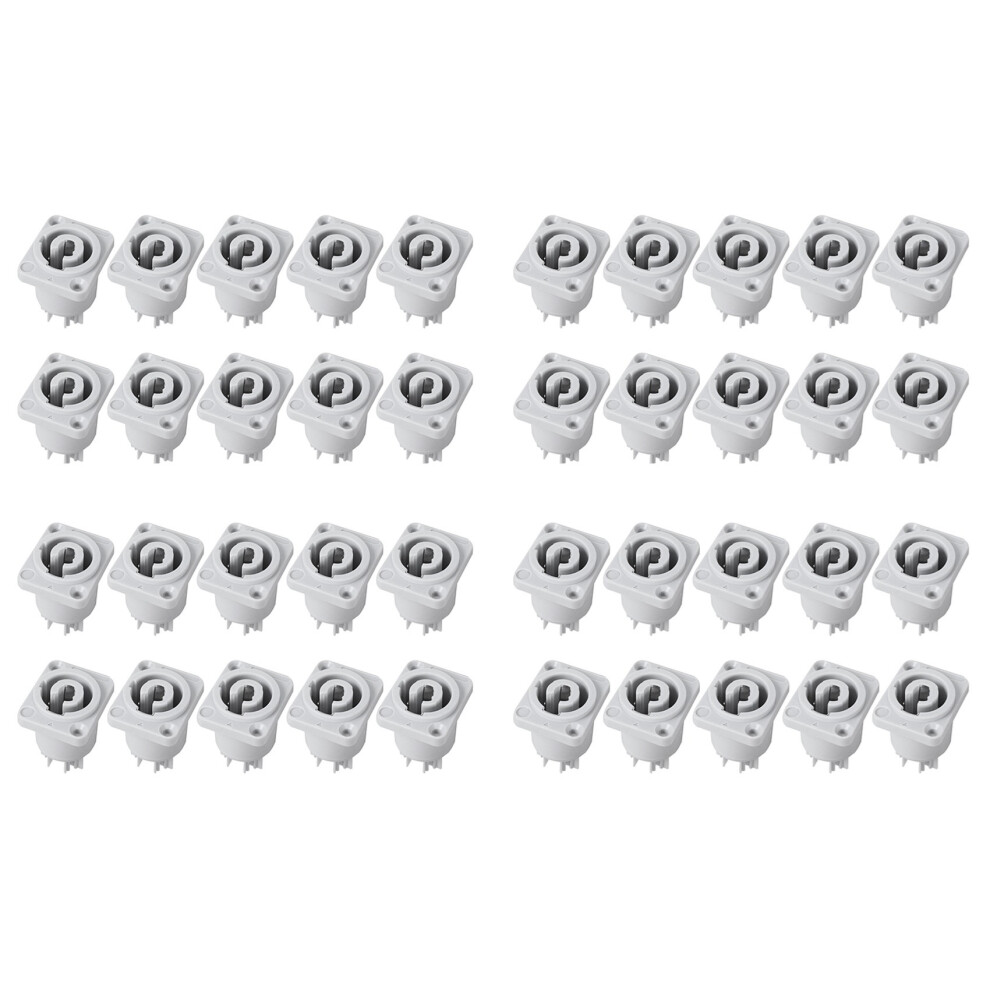 40Pcs Powercon Connector 3 Pins 20A 250V Power Spe 4854078437888