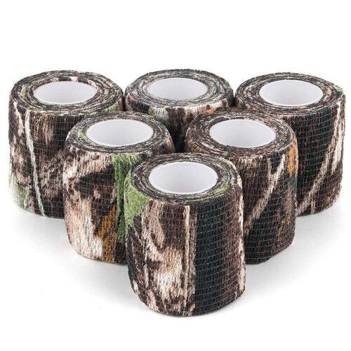 12 Roll Camouflage Tape Cling Scope Wrap Camo Stre 2