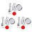3X 3D Print Parts Model Kit LED Light Lighting Can 2