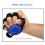 2X Hand Grip PU Ball Finger Practice Hemiplegia Ex 6