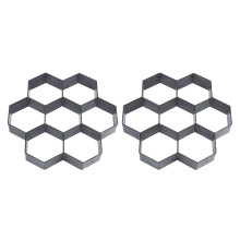 2X DIY Patio Walk Maker Stepping Stone Concrete Pa