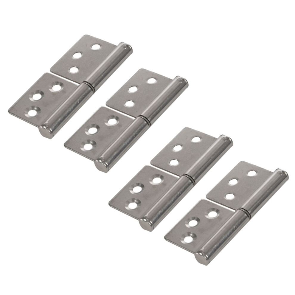 3 Inch Silver Tone Stainless Steel 360 Degree Rota 4852707549414