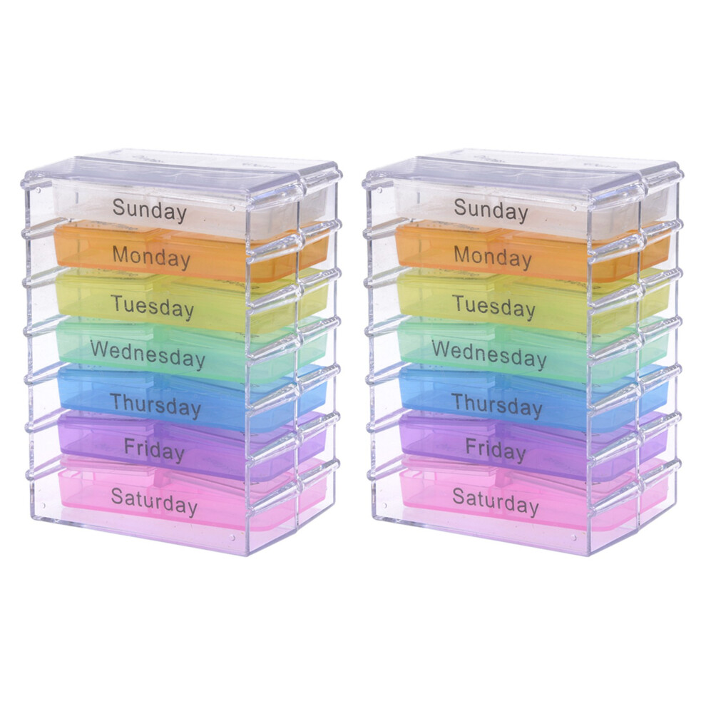 Semoic 2X Medicine Weekly Storage Pill 7 Day Tablet Sorte