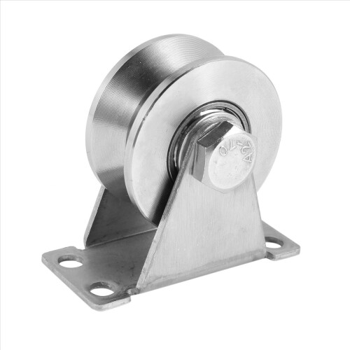 2-Pack V-Type Stainless Steel Pulley Block Mute Be 2