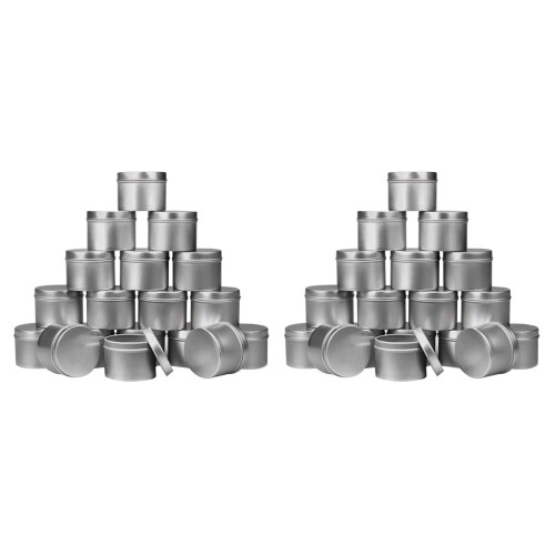 36 Piece Candle Tin , 4 Oz, Containers for DIY Mak