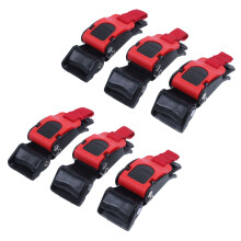 6x Plastic Helmet Speed Clip Chin Strap Quick Rele
