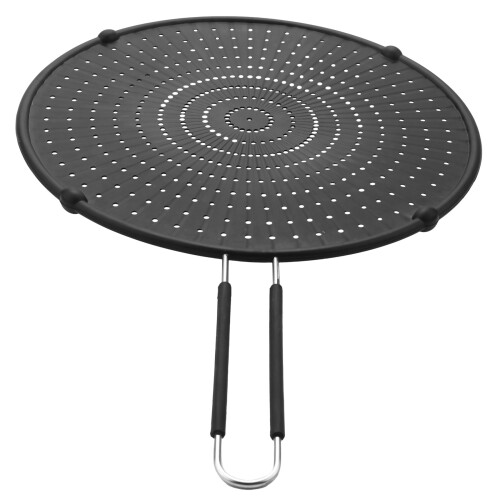 2X 32cm Silicone Splatter Screen Guard Nonstick Oi 2