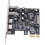 2X Type C USB 3.2 Gen1 5Gbps PCIE Card Adapter PCI 6