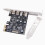 2X Type C USB 3.2 Gen1 5Gbps PCIE Card Adapter PCI 5