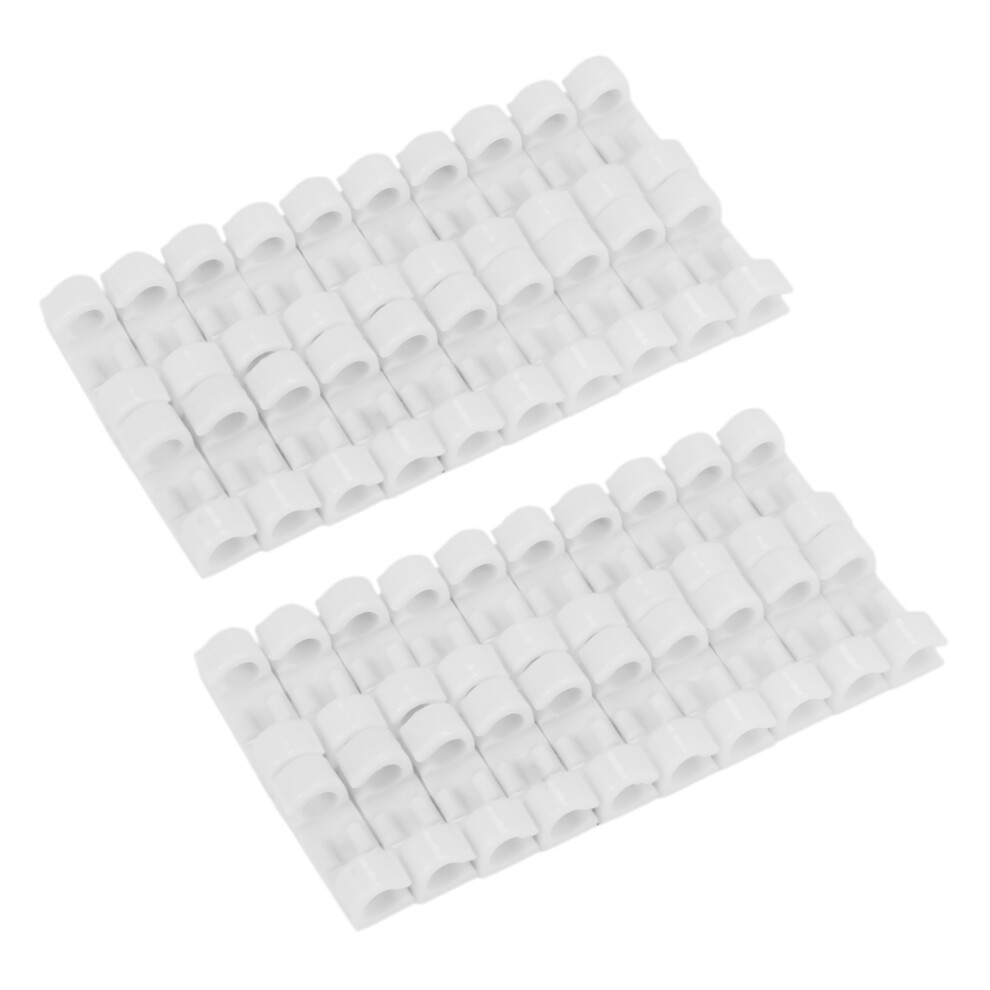 40Pcs/Lot Wire Fixing Clamp Clip Desktop Clear Up 4852707563397