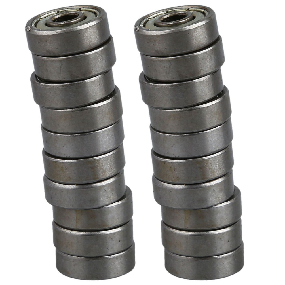 20 Pcs 625Zz Single Row Deep Groove Radial Ball Be 4852707555811