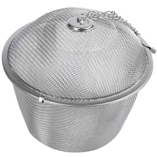 2X Extra Large Stainless Steel Twist Lock Mesh Tea 2