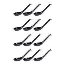 Soup Spoons,12 Pcs Japanese Style Spoons Rice Chin