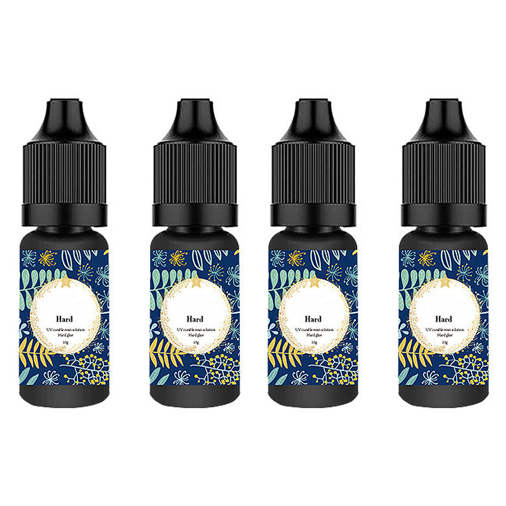 4X Hard Uv Resin Glue Clear Ultraviolet Curing Qui 4851338551476