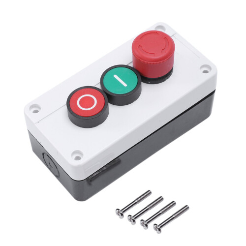 2X NC Emergency Stop NO Red Green Momentary Push B 2
