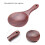 2X Teak Wood Spoon Natural Solid Rice Wooden Paddl 4