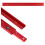 4pc Aluminum 400mm Double-Cut Profile Universal 3/ 6