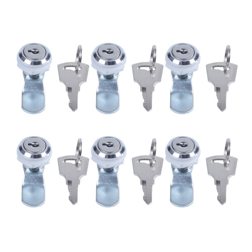 6X Useful Cam Locks for Lockers,Cabinet Mailbox,Dr 1