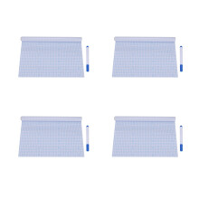 4X Peel and Stick Whiteboard PVC Chalkboard Wall S