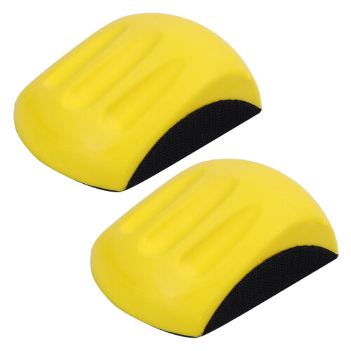 2X 5 Inch Hand Sanding Block For Hook & Loop Sandp 1
