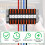 Pack of 80 DIN Rail Terminals,0.08-4 Mm² -211 Term 4