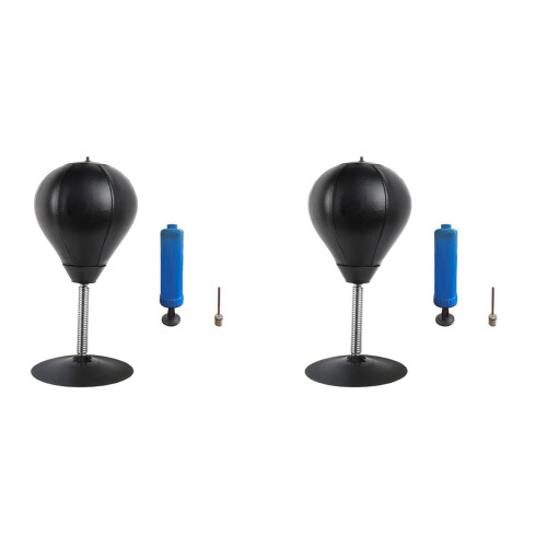 2X Desktop Boxing Punching Bag Stress Relief Speed