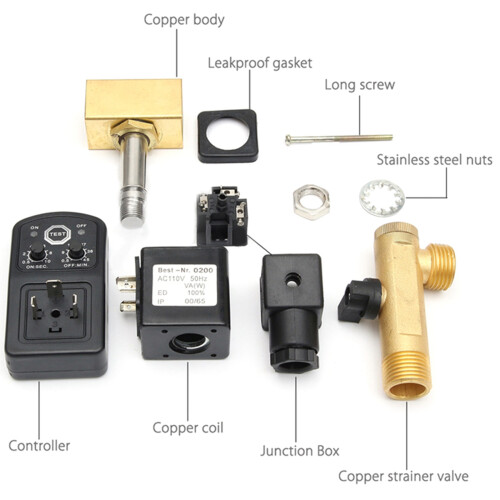 2X 1/2 Inch Dn15 Electric Timer Auto Water Valve S 2