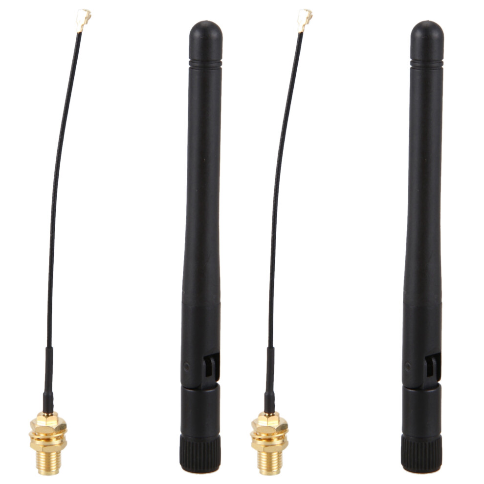 2X 433Mhz Antenna 5Dbi Gsm Rp-Sma Plug Rubber Wate 4852707566954