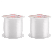 2X 0.2mm Diameter Clear Nylon Fish Fishing Line Sp