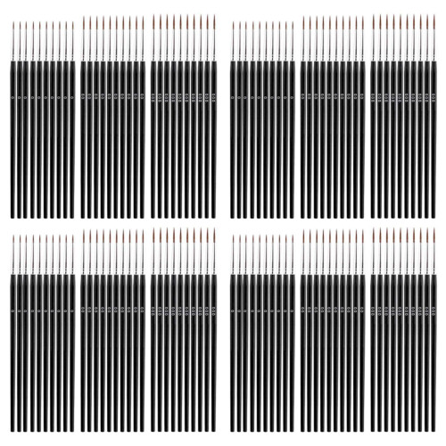 120pcs Detail Paint Brushes, Fine Tip Brush with 3 1
