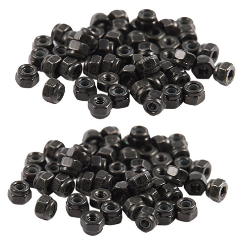 M2 Zinc Plated Nylock Nylon Insert Hex Lock Nuts B