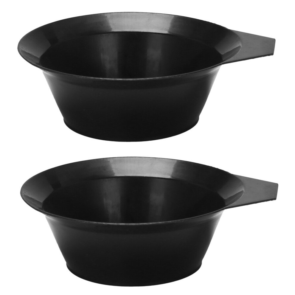 Semoic Black 2X Hairdressing Salon Hair Color Dye Bowl Tint Col