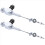 2X Hydraulic Clutch Master Cylinder Rod Brake Pump 1