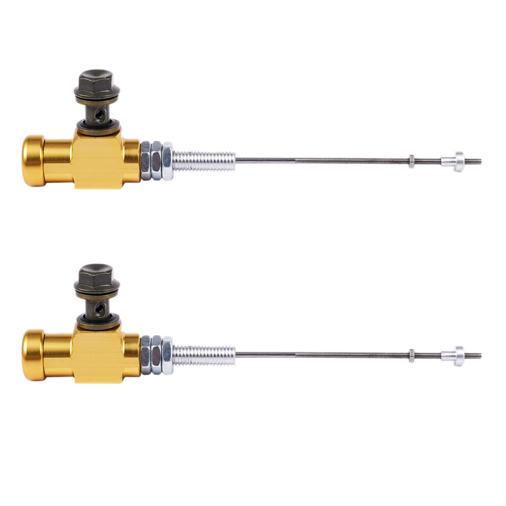 2X Hydraulic Clutch Master Cylinder Rod Brake Pump Gold 4852707558478