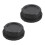 2X Black Plastic Camera Body Cover + Rear Lens Cap 2