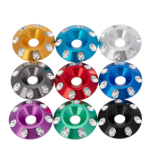 4X Metal Tail Wing M3 Countersunk Screws Washers f 2