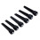 2 Sets Black and White ABS Bridge Pins & Saddle Nu 6