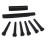 2 Sets Black and White ABS Bridge Pins & Saddle Nu 4
