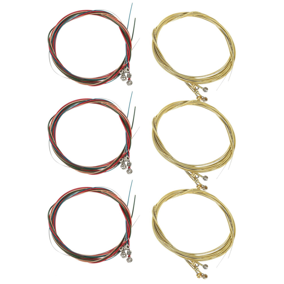 Semoic 6 Sets Of Guitar Strings Replacement Steel String