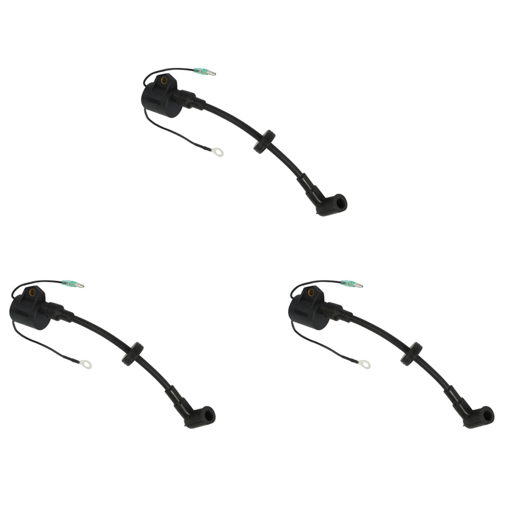 3X Ignition Coil For 61N-85570-00,Ignition Assy Hi Black 4851338558918