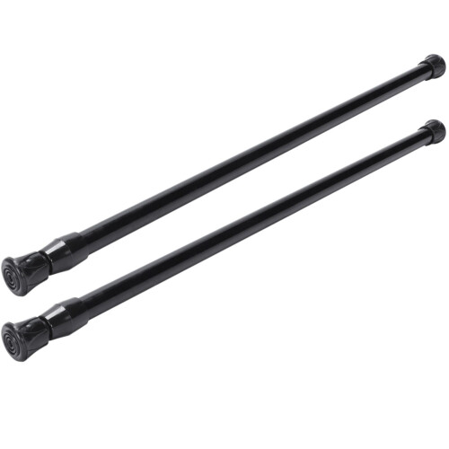 2X Spring Extendable Loaded Curtain Rail Pole Tele