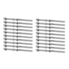 100 Pcs Stainless Steel Handrail Railing Cable Ten
