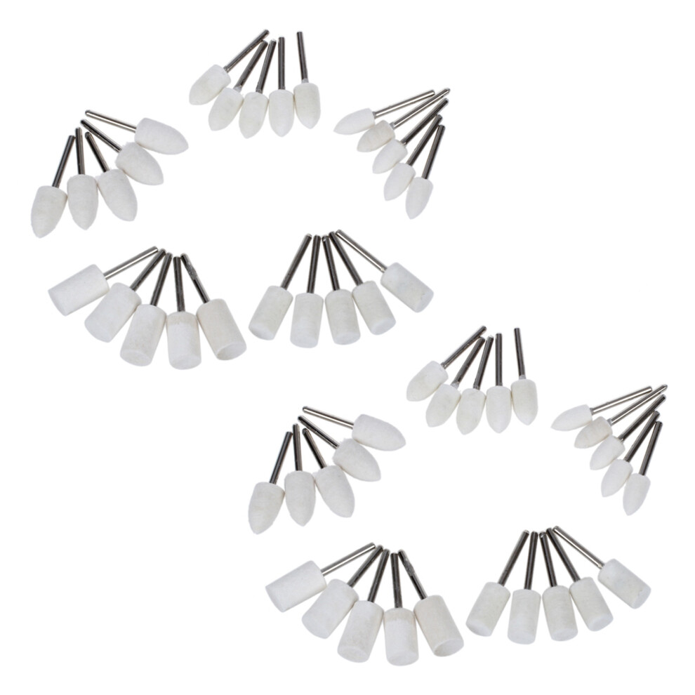 50Pcs Felt Polishing Buffing Pad Head Set Rotary T 4854184472384