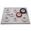 4Pcs Bead Design Board Bracelet Flocked Necklace B 11