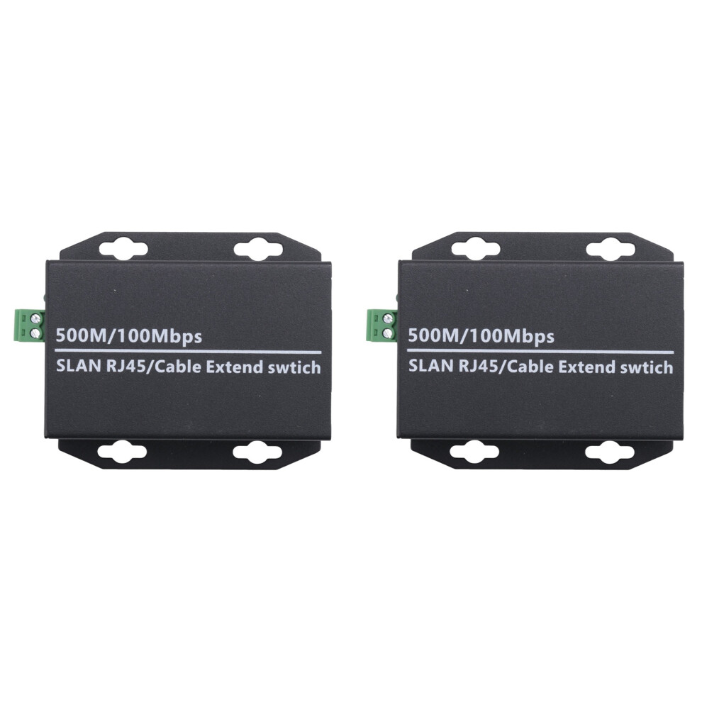 2Pcs Ethernet Ip Extender Over Coax Hd Network Kit 4851338551384